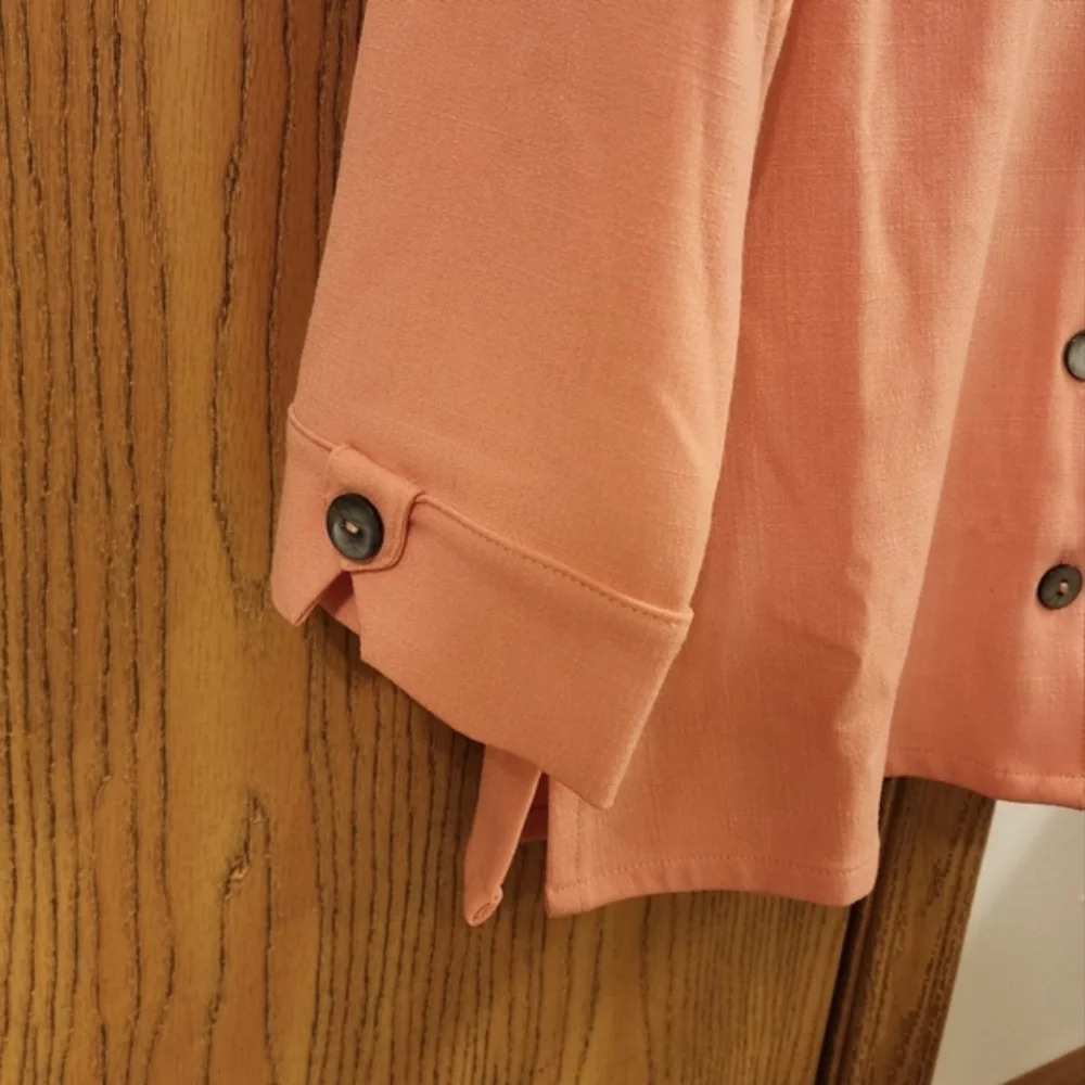 Koret Blouse Button Front Size Pm (Nwt) - image 3